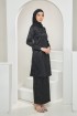 Lisa Kurung Pahang in Black