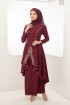 Caroline Kebarung in Maroon