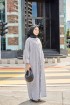 Atalya Long Shirt Dress in Black