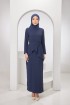 Gracie Dress in Dark Blue