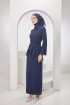 Gracie Dress in Dark Blue