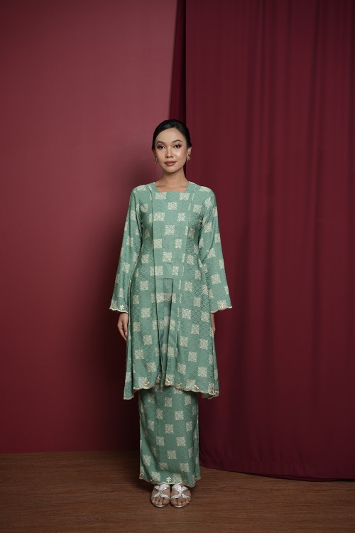 Jasmine Kebaya In Sage Green