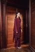 Liana Kurung in Maroon