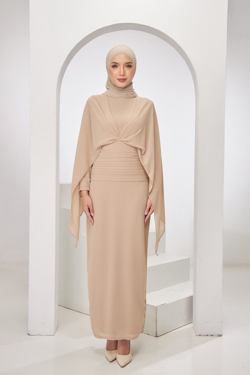 Rylee Dress in Champagne