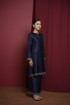 Serra Kurung In Navy Blue