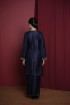 Serra Kurung In Navy Blue