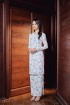 Suraya kurung in Baby Blue