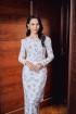 Suraya kurung in Baby Blue