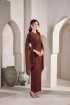 Sylvia Dress in Rich Brown