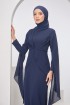 Sylvia Dress in Dark Blue