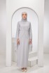 Sylvia Dress in Soft Grey