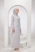 Sylvia Dress in Soft Grey